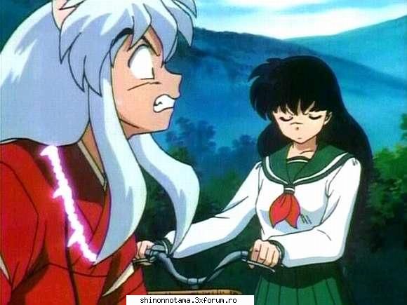 Prin pestera ... - Inuyasha , sezi! spun foarte infuriata - Pestera